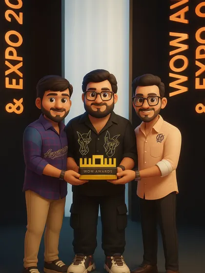 Same win, animated vibes. A fun, 3D-animated version of our team holding our WOW Award, because we love to celebrate our victories with a touch of creativity.