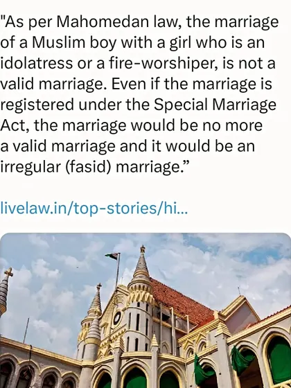 My critique of a High Court judgment that invalidated a marriage under the Special Marriage Act. The very purpose of the SMA is to enable inter religious marriages, and such judgments undermine secular legal frameworks.