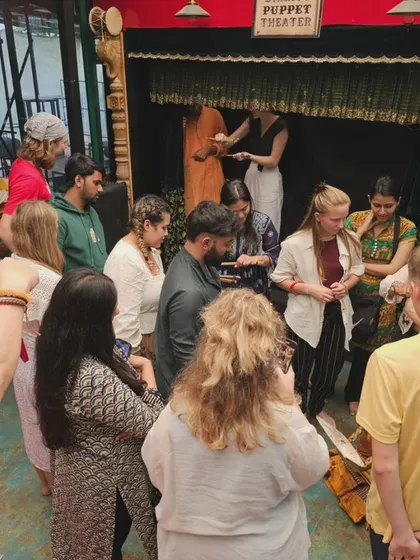 We were pleased to welcome students from Creighton University, USA, and St. Joseph's College, Bengaluru, to our puppet museum. These immersion programs are a wonderful way to share our cultural heritage with the next generation.