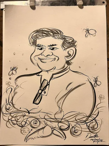 A duplicate of the gentleman's portrait.