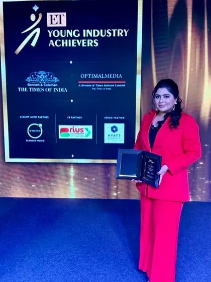 I am so proud and excited to have been honored with the ET Young Industry Achievers Award for Excellence in the field of Dermatology. This award is a testament to my team's hard work and our shared vision for innovation in aesthetics.