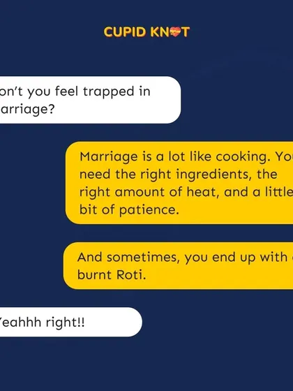 Marriage is a lot like cooking, sometimes you end up with a burnt roti. We believe in being real about the imperfect, messy, and beautiful parts of a lifelong partnership.