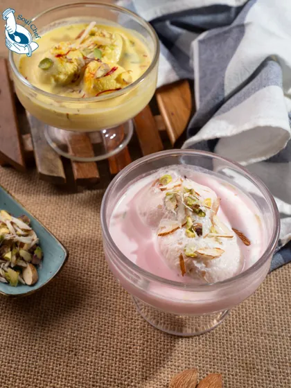 No celebration is complete without a touch of sweetness. I offer a variety of classic Indian desserts, including this creamy and indulgent Rasmalai, available in both traditional kesar and delicate rose flavors.