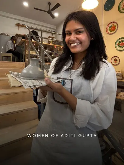 We were honored to host the "Women of Aditi Gupta" for a special Women's Day workshop. It was a beautiful blend of fashion, art, and female creativity.