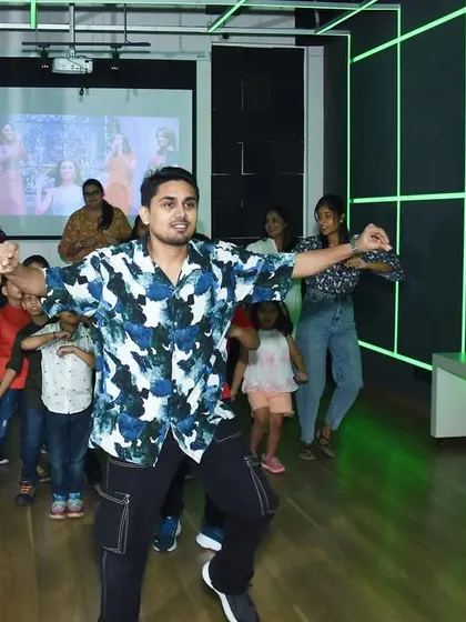 Moments from a high-energy dance party and workshop for kids. These events are full of fun, learning basic choreography, and enjoying dance in a group.