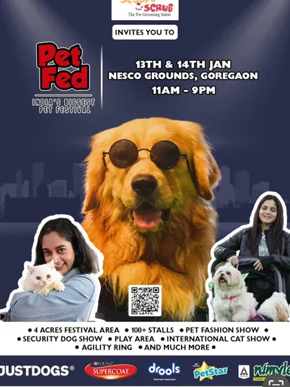 We were excited to announce our role as event partners for the Mumbai PetFed, where we also helped judge the popular pet fashion show.