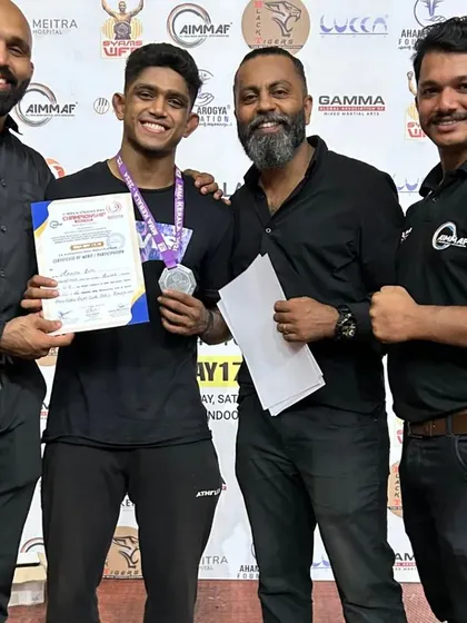 A silver medal won through grit and determination. Every podium finish is a victory.