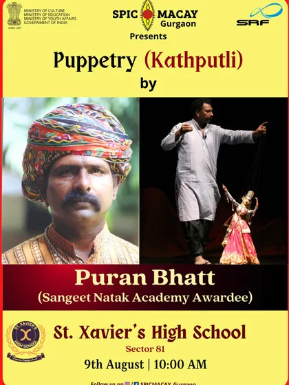 An event poster from a show we did for students, presented by SPIC MACAY. It mentions my Sangeet Natak Academy Award, an honour that I hold with great humility. It is a recognition of our lifelong dedication to this art.