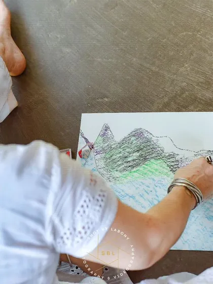 Exploring birth art as a tool for processing and preparation. This creative practice helps unlock insights and emotions that words cannot always express.