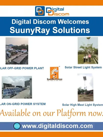 SunnyRay Solutions offers a range of solar power systems, including off-grid power plants for energy independence and on-grid systems for reducing electricity bills.