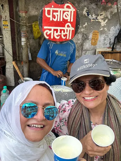 It's not all work and no play! Sometimes a victory celebration calls for a delicious lassi, malai maar ke. Balancing intense discipline with enjoying life is all part of the journey.