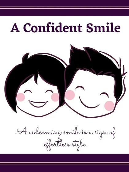 The best accessory you can wear is a confident smile. It’s a sign of effortless style and makes you instantly more approachable and radiant. This is a reminder that how you feel on the inside is just as important as what you wear on the outside.