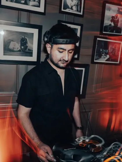 Another DJ laying down the beats for the night.