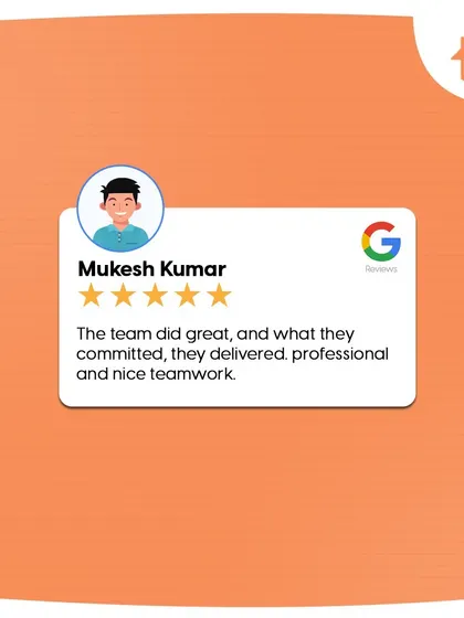 I value feedback from my clients as it motivates me to improve. Here are some of the wonderful reviews I've received, highlighting my team's excellent management, hard work, and professionalism.