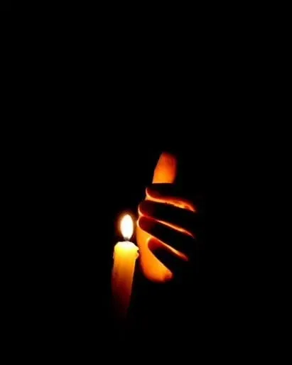 A sketch I made to remind us that there is always light in the dark. Sometimes, a small Vaastu change is like lighting a candle, completely shifting the feel of a room.