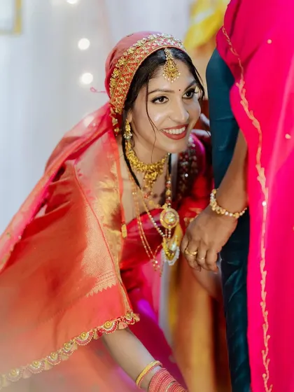 A duplicate of a previous image, showing a candid moment from a ritual.