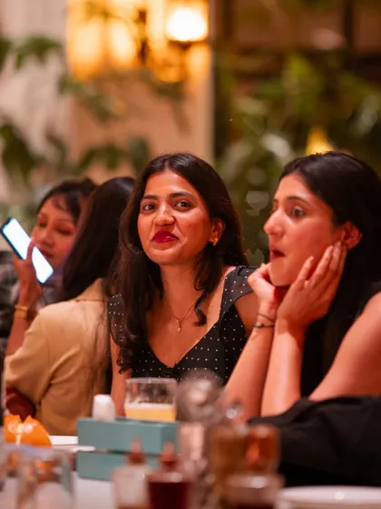 Candid moments from our New Year's Eve party. The mansion was filled with excitement and anticipation as guests celebrated the final moments of the year.
