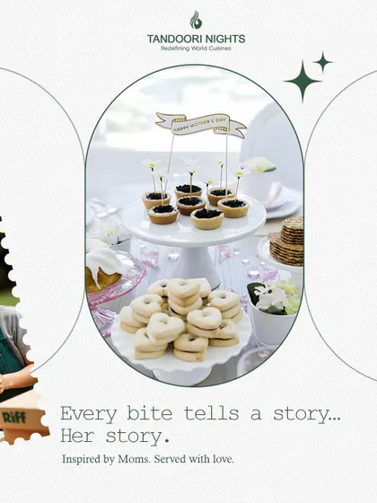 Every bite tells her story. Our Mother's Day offerings include heart-shaped cookies and delicate tarts, served with love to honor the special women in your life.