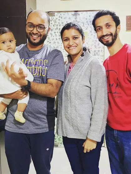 Another photo capturing the happy family at our studio. We foster a community where our students feel supported, and we celebrate their health milestones together.