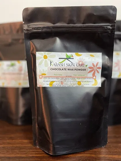 My popular Chocolate Wax Powder, now available for order. This is my go-to solution for painless and easy hair removal at home.