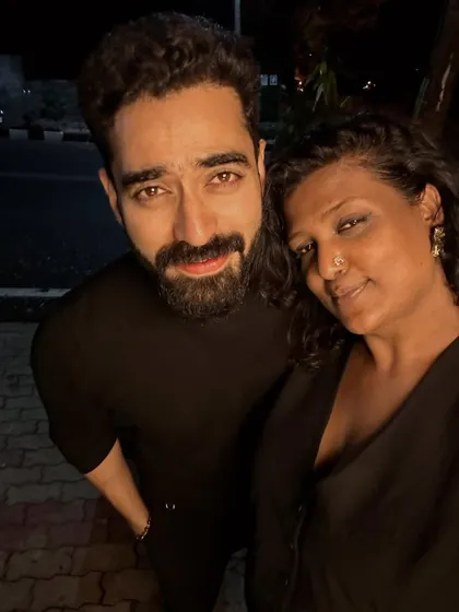 A close-up selfie with my friend. The bond we share is one of my greatest treasures.