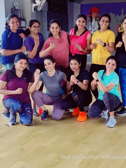 Our morning fitness hour batch is ready to take on their fitness challenges. The dedication in this group is inspiring.