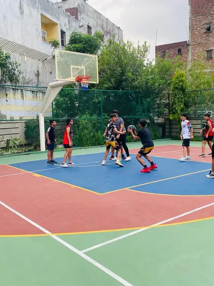 Our senior players engaged in a highly competitive practice match.