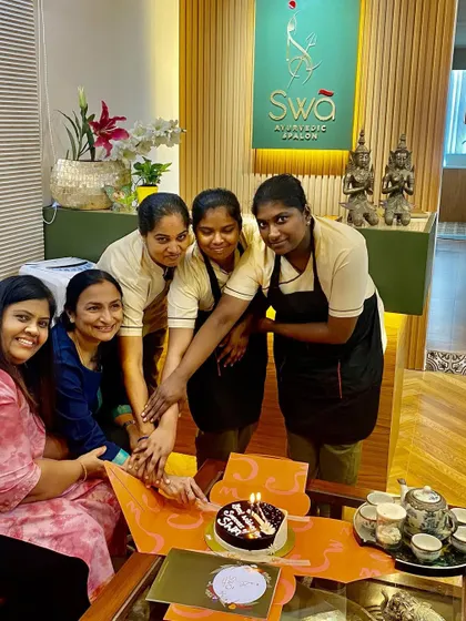 I believe in treating my employees like family. We celebrate our successes together, because their happiness and dedication are what make the Swã experience so special for our clients.
