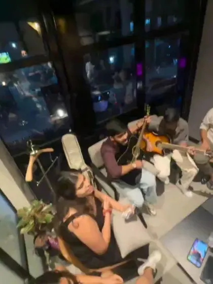 An intimate jam session by the window. These are the cozy, soulful moments we cherish.