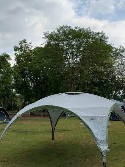 We provide large canopy tents for shade and shelter, creating comfortable common areas for teams to gather for meetings, meals, or just to relax out of the sun.