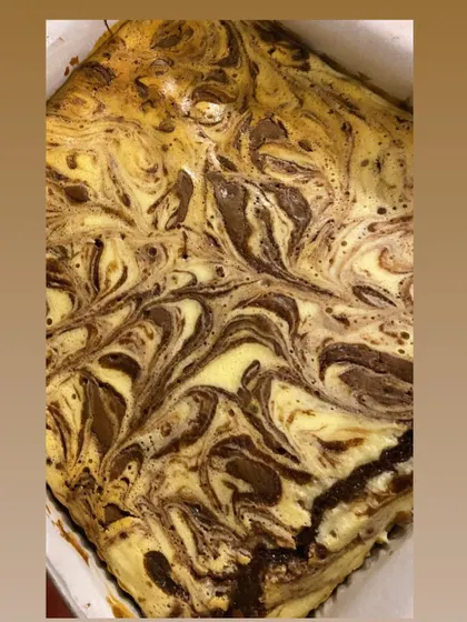 For the ultimate indulgence, I combine two favorites into one: Nutella Cheesecake brownies. The creamy cheesecake swirl perfectly complements the fudgy chocolate base.