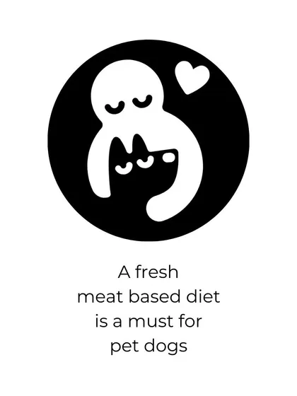 We firmly believe that a fresh, meat based diet is a must for pet dogs. It leads to a healthier, happier dog that doesn't need to rely heavily on artificial supplements.