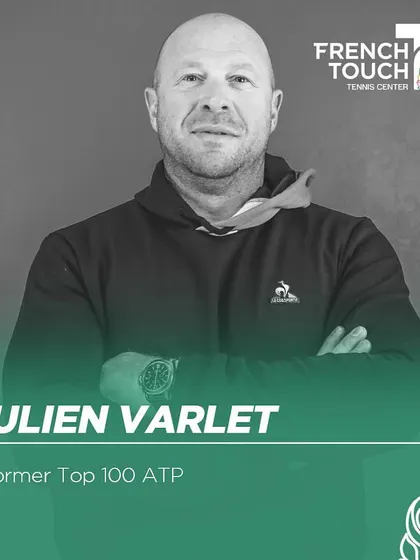 Meet Consultant Coach Julien Varlet, a former top 100 ATP player who brings immense professional experience to our academy.