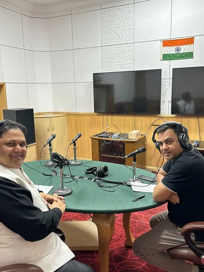 With the moderator in the AIR studio, ready to go live. These interactive sessions on topics like landlord-tenant disputes allow for real-time query resolution and legal guidance.
