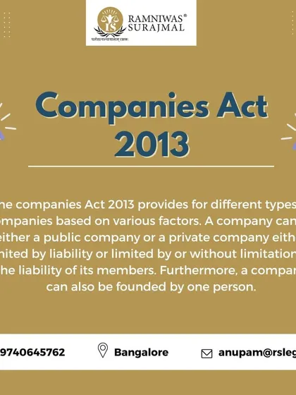 The Companies Act 2013 is a landmark legislation that governs all companies in India. It introduced key concepts like the One-Person Company and mandatory Corporate Social Responsibility, and we ensure our clients are fully compliant.