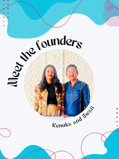 We are Renuka and Swati, the mother-daughter team behind this art zone. We started this studio to share our love for textile arts and create a space where anyone can feel welcome to explore their creative side.