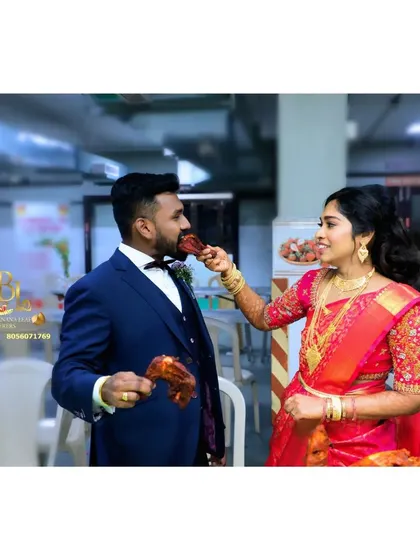 A happy couple enjoying our food. We love capturing these moments of joy.