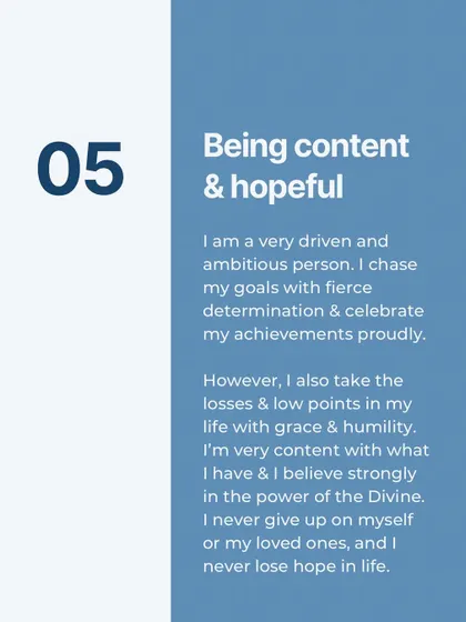 The five habits that kept me healthy for decades: consistent eating, moving all day, drawing boundaries, resting well, and being content.