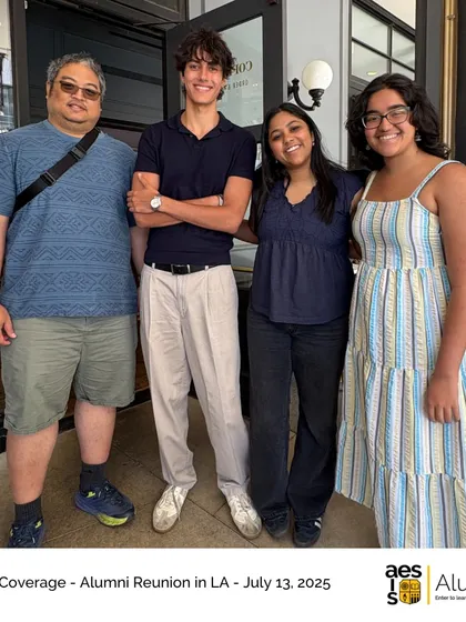 Alumni from different graduating years reconnect at the LA reunion. These events are a testament to the lifelong friendships and strong network that begin at our school.