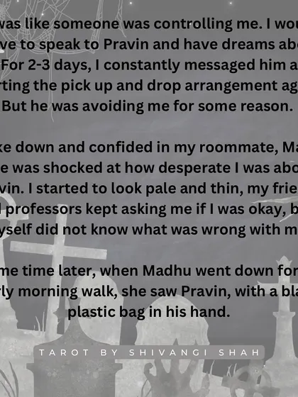 A student's nightmare story of being targeted by a rickshaw driver with black magic after she ended their daily travel arrangement.