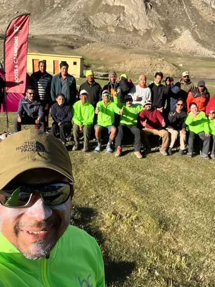 A throwback to our team in Kargil, including two women who are now training for our 2025 Everest expedition. Journeys that start on one peak often lead to even bigger dreams.
