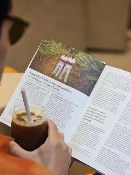 A reader delves into a story about our partners, Two Brothers Organic Farms, featured in the book.