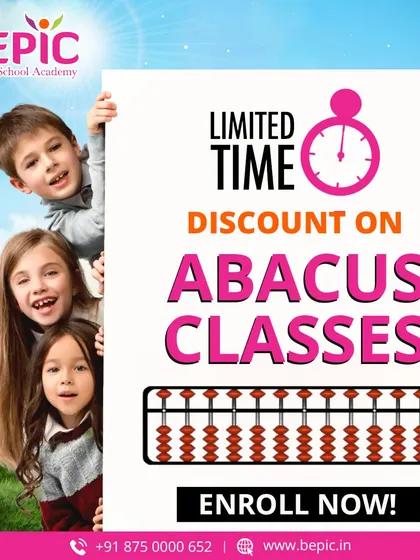 Take advantage of my limited-time discount on abacus classes. It's the perfect opportunity to unlock your child's mathematical potential.