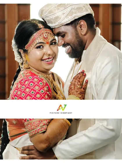 A collage featuring a close-up of a bride's joyful expression as she embraces her groom.