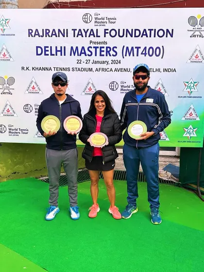 A great start to the year for our players at the Delhi ITF Masters 400. We will build on this success for the rest of the season.