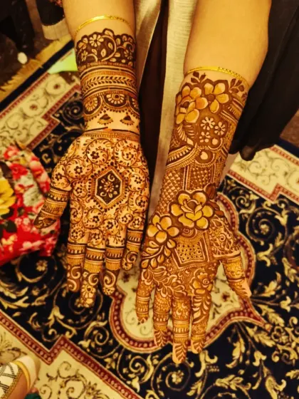 This photo shows how the two different designs still complement each other beautifully.