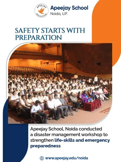 Safety starts with preparation. Our school conducted a comprehensive disaster management workshop to strengthen life-skills and emergency preparedness among our entire school community.