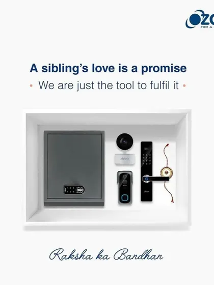 Our security solutions, including safes and smart locks, are the perfect tool to fulfill your promise of protection. This Raksha Bandhan, give the gift of safety and peace of mind.