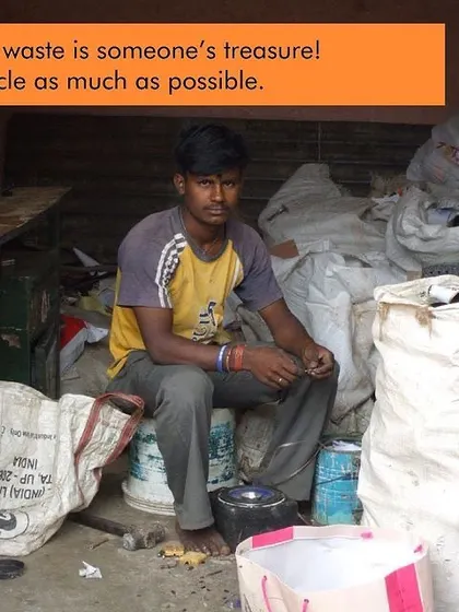 Your dry waste is a valuable resource for someone else. By segregating it, you ensure it reaches the recycling chain, providing livelihoods and reducing landfill burden.