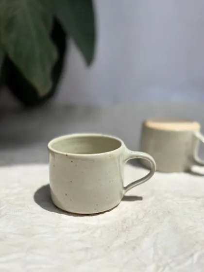 Simple, elegant, and perfect for a cup of chai. We designed these small cups to be comfortable to hold and a joy to use every day.